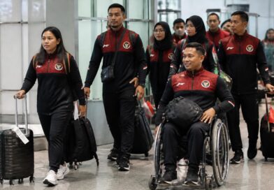 Kontingen Indonesia tiba di bandara Nagoya untuk mengikuti Asian Para Games 2026