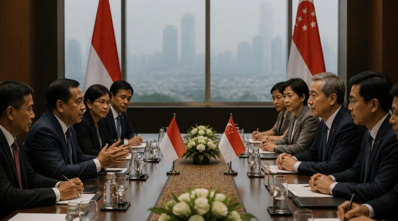 Pertemuan pejabat Indonesia dan Singapura membahas kerja sama penanganan kabut asap lintas batas di Jakarta
