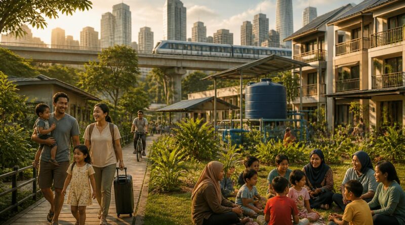 Kota yang menyiapkan hunian, layanan dasar, transportasi, dan ruang hijau bagi penduduk yang berpindah akibat tekanan iklim